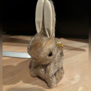 NWT Rare Tory Burch Rabbit Coinpurse Keychain FOB